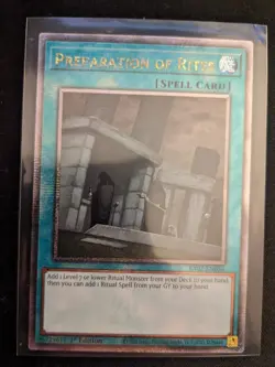 Preparation of Rites QCR RA02-EN056 25th Anniversary Rarity Collection II Yugioh - Image 2