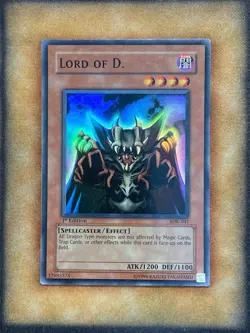 Yugioh Lord of D. SDK-041 Super Rare 1st Ed LP - Image 1