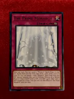 Yu-Gi-Oh! The Prime Monarch MAGO-EN093 1st Edition - Rare - Unplayed Mint+ - Image 1