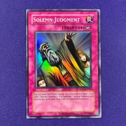 Solemn Judgment (Super Rare) (Retro Pack Reprint) RP01-EN045 (NM) - Image 1