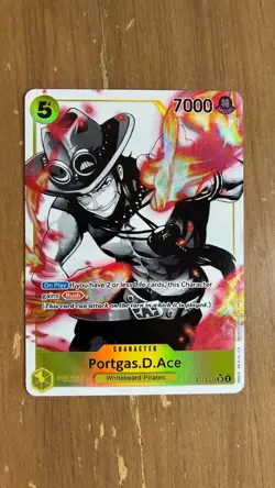 One Piece Deck Three Brothers Portgas.D.Ace ST13-011 Parallel Alternate Art 3⚓📈 - Image 1