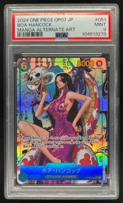 2024 One Piece 500 Years in the Future JP Boa Hancock Manga Art #OP07-051 PSA 9 - Image 1