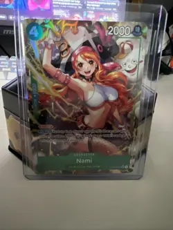 One Piece CCG Nami Alternate Art OP14-031 The Azure Sea's Seven English - Image 1