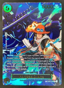 2025 One Piece Anime 25th Collection Portgas D. Ace Rare #EB02-028 - Image 1