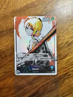 One Piece TCG OP03-040 Nami Pillars of Strength AA leader NM - Image 1