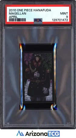 One Piece 2010 Magellan April One Piece Hanafuda PSA 9 - Image 1
