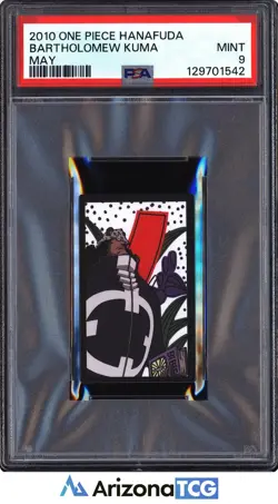 One Piece 2010 Bartholomew Kuma May One Piece Hanafuda PSA 9 - Image 1