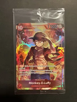One Piece Treasure Booster Exclusive Promo Monkey.D.Luffy ST10-006 SR Sealed - Image 1