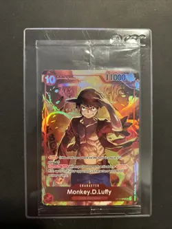One Piece Treasure Booster Exclusive Promo Monkey.D.Luffy ST10-006 SR Sealed - Image 3