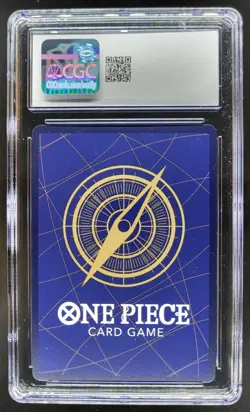 2025 One Piece CCG Monkey D. Luffy Super Rare Illustration Box CGC 9.5 TL3 - Image 2
