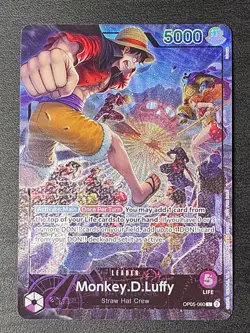Monkey D. Luffy OP05-060 - One Piece PSA Magazine Exclusive Promo - DAMAGED - Image 2
