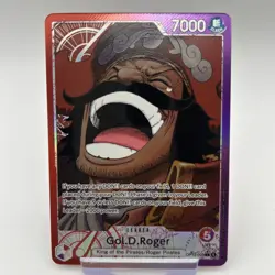 Gol D Roger OP13-003 Leader Alt Art - Carrying On His Will - One Piece TCG - Image 2