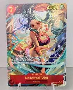 Nefeltari Vivi OP04-118 Alt Art Secret Rare Kingdom of Intrigue Foil NM - Image 1