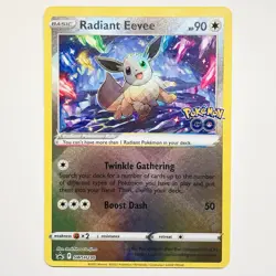 Radiant Eevee SWSH230 SWSH: Sword & Shield Promo Cards Holo Near Mint - Image 1