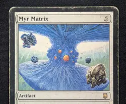 MTG Myr Matrix- DAMAGED -Darksteel Magic the Gathering Card # 132 - Image 3
