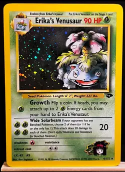Pokemon TCG Erika's Venusaur #4/132 Gym Challenge Holo Rare Card - Image 1
