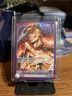 Op14-060 - Donquixote Doflamingo Leader Alt Art One Piece Card English - Image 1