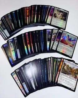 Magic The Gathering Spider-Man 150 Card Lot. 100+ Foils. No Duplicates. NM - Image 1