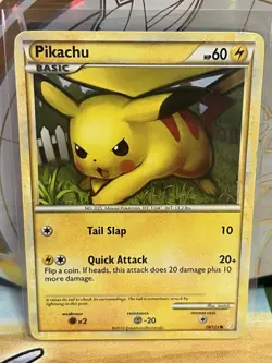 Pikachu 50/149 Pokemon Common Boundaries Crossed + 78/123 HeartGold Card Lot - Image 3