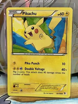 Pikachu 50/149 Pokemon Common Boundaries Crossed + 78/123 HeartGold Card Lot - Image 5
