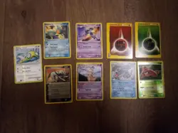 Lot of 9 Pokemon Cards Older Cards and VS series, Rares,Reverse Holos included - Image 1