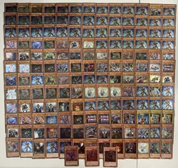 YGO Mixed Sets Monster Card Lot of 150+ Cards Ultimate Rare Holo DMG/HP/MP/LP - Image 1