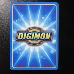 1999 MetalGreymon Bo-80 Series 2 Booster Digimon Card NM Battle Bandai Gold Text - Image 2