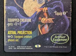 MTG Robe of Stars- DAMAGED -Special Guests Magic the Gathering Card # 121 - Image 4