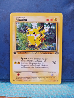 1st Edition Pikachu 60/64 Jungle Common Pokemon Card LP/NM - Image 2