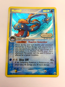 Pokemon Card - Reverse-Holo Huntail 18/92 EX Legend Maker *LP* Rare - Image 1