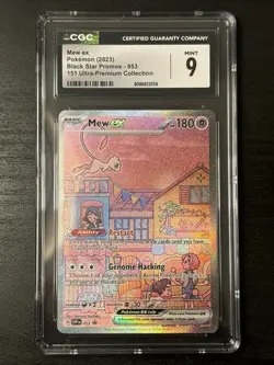 CGC 9 MINT Mew EX 053 151 ULTRA-PREMIUM COLLECTION Pokemon Card Tcg - Image 1