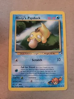 Pokemon TCG: Gym Heroes Misty's Psyduck Uncommon Card 54/132 - Image 1