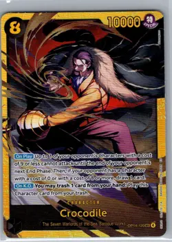 Crocodile - OP14-120 SEC English The Azure Sea's Seven - One Piece Card - NM - Image 1