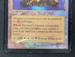 MTG FOIL Dromar's Cavern- DAMAGED -Planeshift Magic the Gathering Card # 138 - Image 4