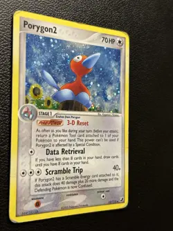 Porygon 2 12/115 - SWIRL Holo Rare Pokemon Card - 2005 Unseen Forces - HP - Image 2