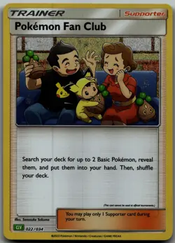 Pokemon Fan Club (CLV) foil Classic Collection Trading Card Game Classic 022/034 - Image 1