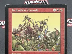 MTG Relentless Assault - DAMAGED - Visions Magic the Gathering Card - Image 3