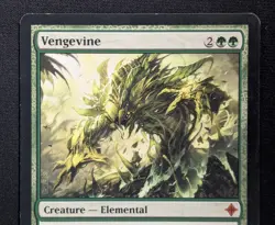 MTG Vengevine- INKED -Rise of the Eldrazi Magic the Gathering Card # 212 - Image 3