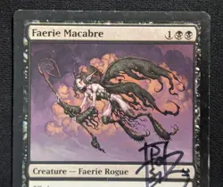 MTG Faerie Macabre- Signed -Modern Masters Magic the Gathering Card # 86 - Image 3