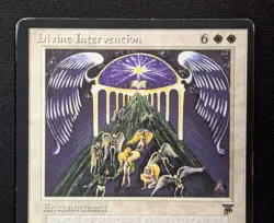MTG Divine Intervention- DAMAGED -Legends Magic the Gathering Card # 8 - Image 3