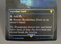 MTG FOIL Oboro, Palace in the Clouds - DAMAGED -Lord of the Rings Magic Card - Image 4