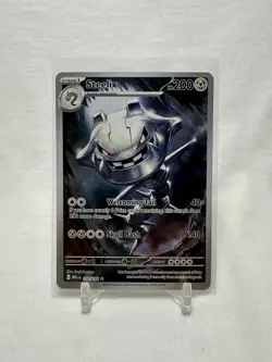 Pokemon TCG Card Steelix 150/132 Mega Evolutions Illustration Rare - NM - Image 1