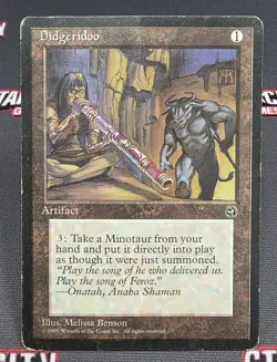 MTG Didgeridoo - DAMAGED - Homelands Magic the Gathering Card - Image 1