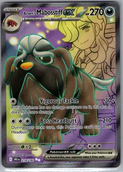 Arven's Mabosstiff ex - 218/182 SV10: Destined Rivals - Pokemon Card - NM - Image 1
