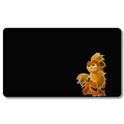 Board Game Growlithe Playmat-Compatible for Pokemon TCG MTG Trading Card - Image 1