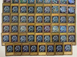 YGO Mixed Sets Blue-Eyes White Dragon Lot of 62 Cards Ultra Secret Rare DMG-LP - Image 3