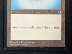 MTG Pearl Medallion- DAMAGED -Tempest Magic the Gathering Card # 300 - Image 4