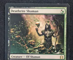MTG Deathrite Shaman- Signed -Return to Ravnica Magic the Gathering Card # 213 - Image 3
