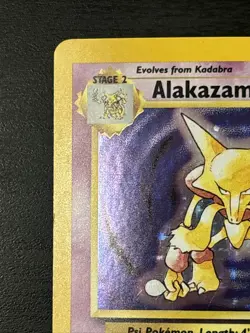 Alakazam Base Set 1/102 Holo 1999-2000 Wizards Base Set Holo Pokemon Card Lp+ - Image 2
