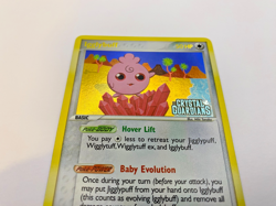 Pokemon Card - Reverse-Holo Igglybuff 21/100 EX Crystal Guardians *LP* Rare - Image 3